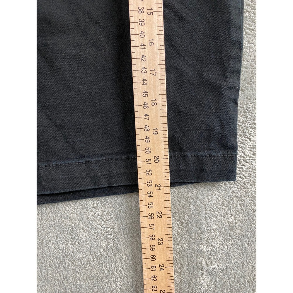 Unionbay Mens‎ Black Cargo Utility Shorts Size 17 Double Button Solid Casual - Picture 6 of 14